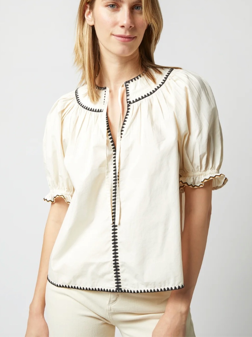 Ulla Johnson Ruby top in cream size 4.
